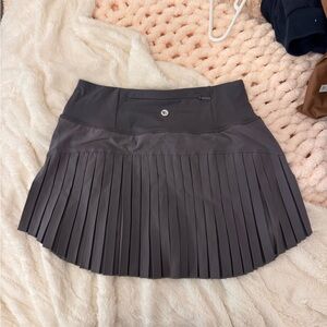 Baleaf Dark Gray Pleated Mini Skirt